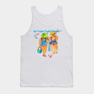 Two fat bottom girls on the beach Tank Top